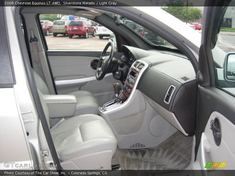 Silverstone Metallic / Light Gray 2008 Chevrolet Equinox LT AWD