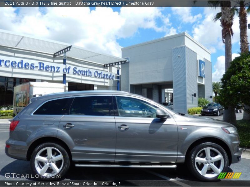 Daytona Grey Pearl Effect / Limestone Grey 2011 Audi Q7 3.0 TFSI S line quattro