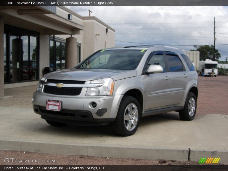 Silverstone Metallic / Light Gray 2008 Chevrolet Equinox LT AWD