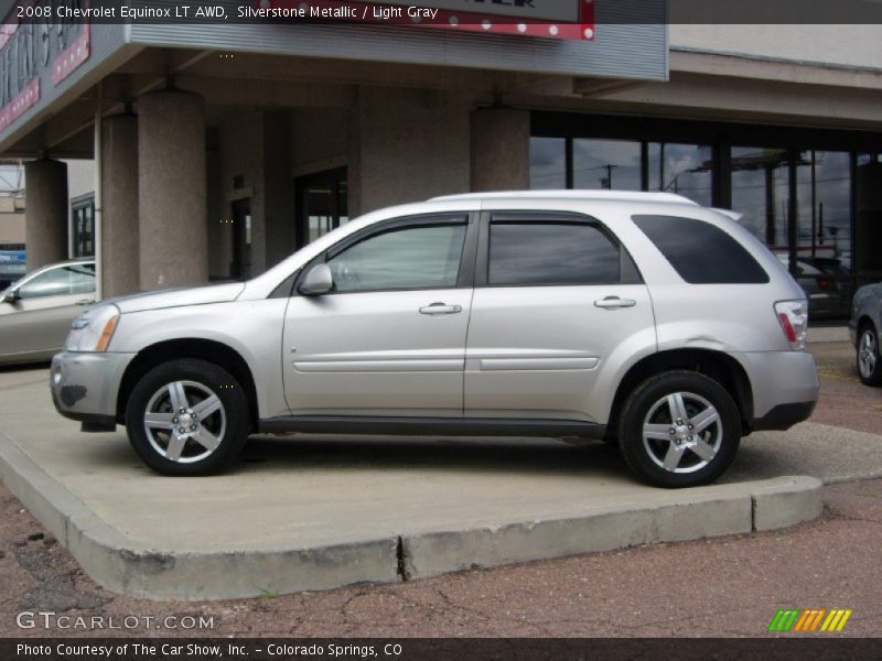 Silverstone Metallic / Light Gray 2008 Chevrolet Equinox LT AWD