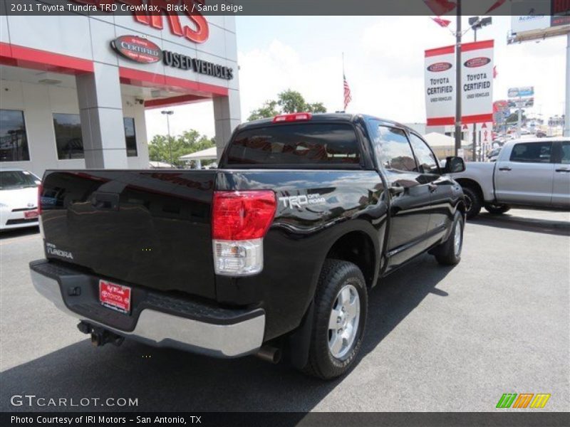 Black / Sand Beige 2011 Toyota Tundra TRD CrewMax