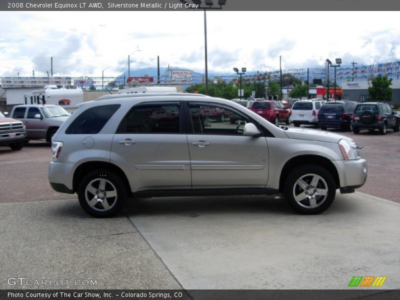 Silverstone Metallic / Light Gray 2008 Chevrolet Equinox LT AWD