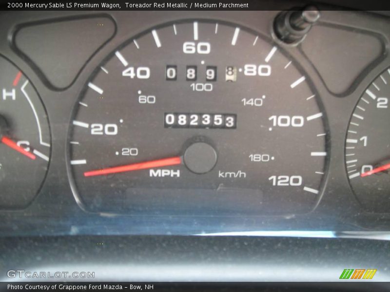 Toreador Red Metallic / Medium Parchment 2000 Mercury Sable LS Premium Wagon