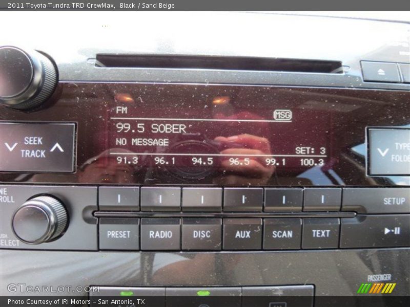Black / Sand Beige 2011 Toyota Tundra TRD CrewMax