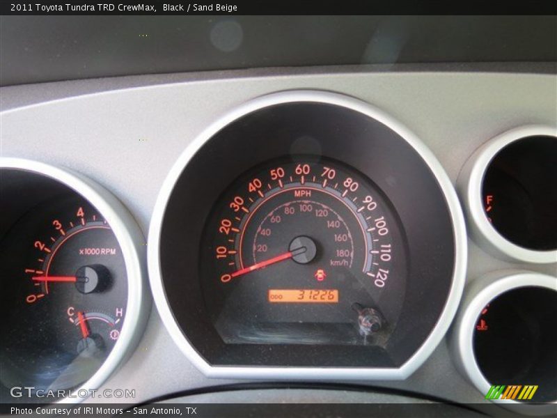 Black / Sand Beige 2011 Toyota Tundra TRD CrewMax