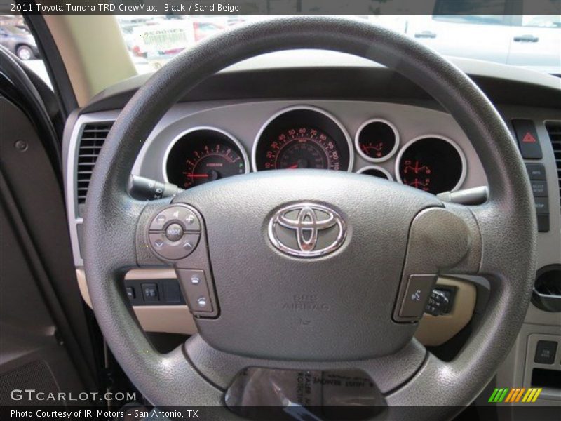 Black / Sand Beige 2011 Toyota Tundra TRD CrewMax