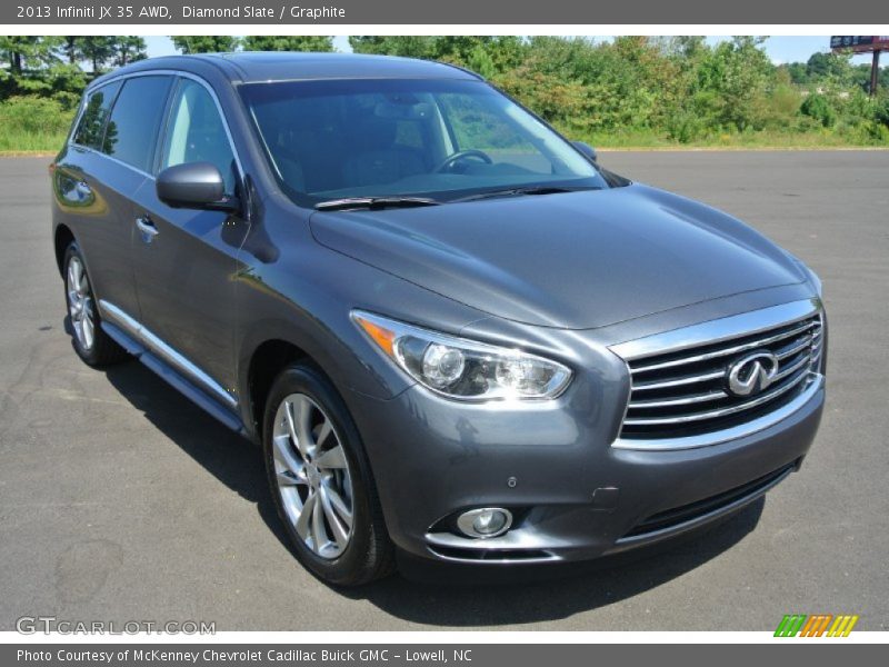 Diamond Slate / Graphite 2013 Infiniti JX 35 AWD