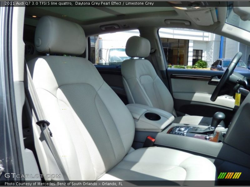 Daytona Grey Pearl Effect / Limestone Grey 2011 Audi Q7 3.0 TFSI S line quattro