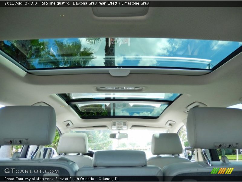 Daytona Grey Pearl Effect / Limestone Grey 2011 Audi Q7 3.0 TFSI S line quattro