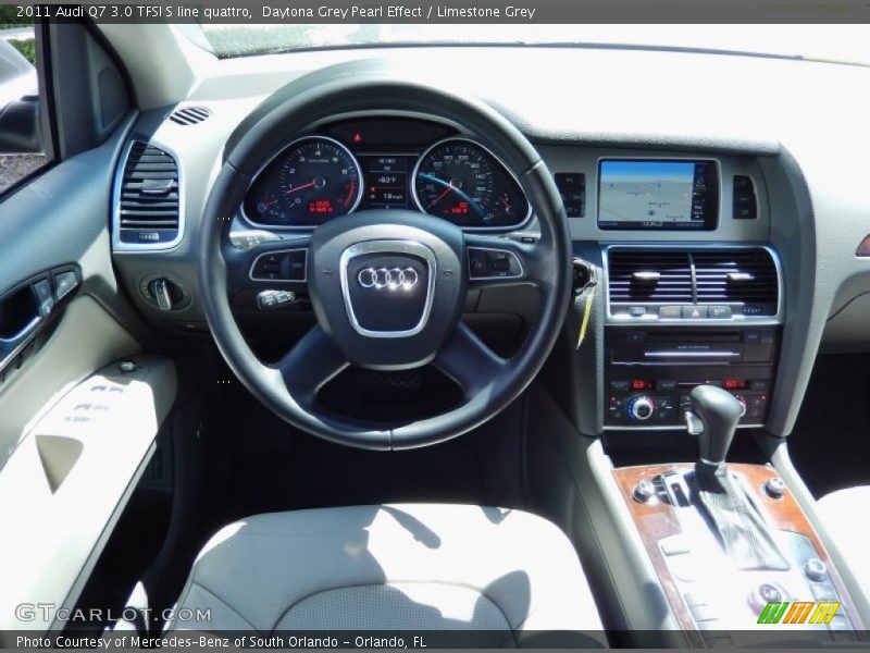 Daytona Grey Pearl Effect / Limestone Grey 2011 Audi Q7 3.0 TFSI S line quattro