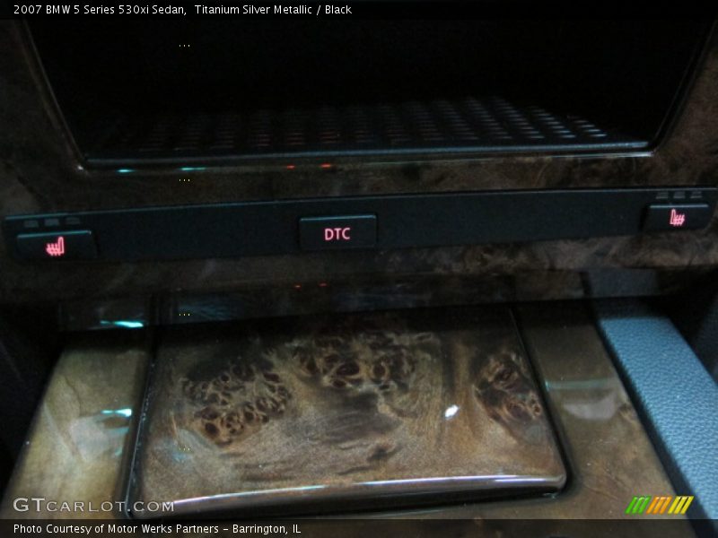 Titanium Silver Metallic / Black 2007 BMW 5 Series 530xi Sedan