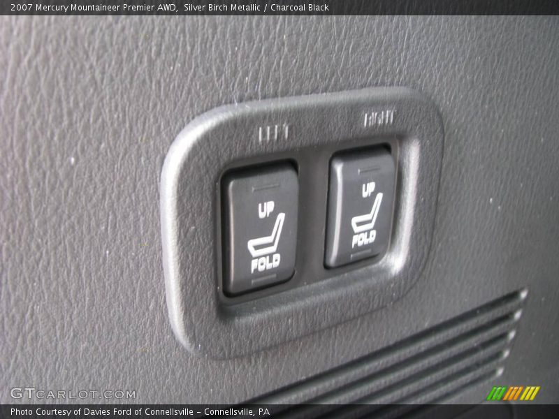 Silver Birch Metallic / Charcoal Black 2007 Mercury Mountaineer Premier AWD