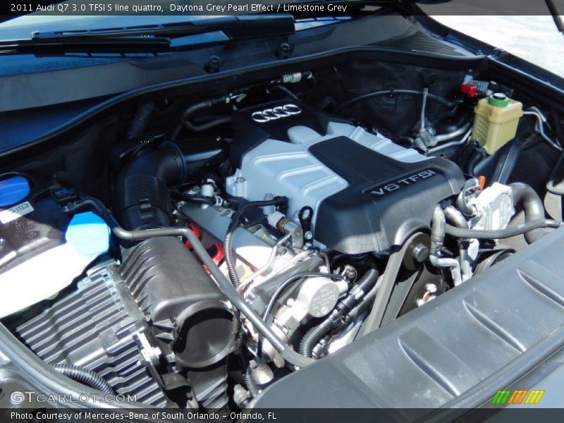 Daytona Grey Pearl Effect / Limestone Grey 2011 Audi Q7 3.0 TFSI S line quattro