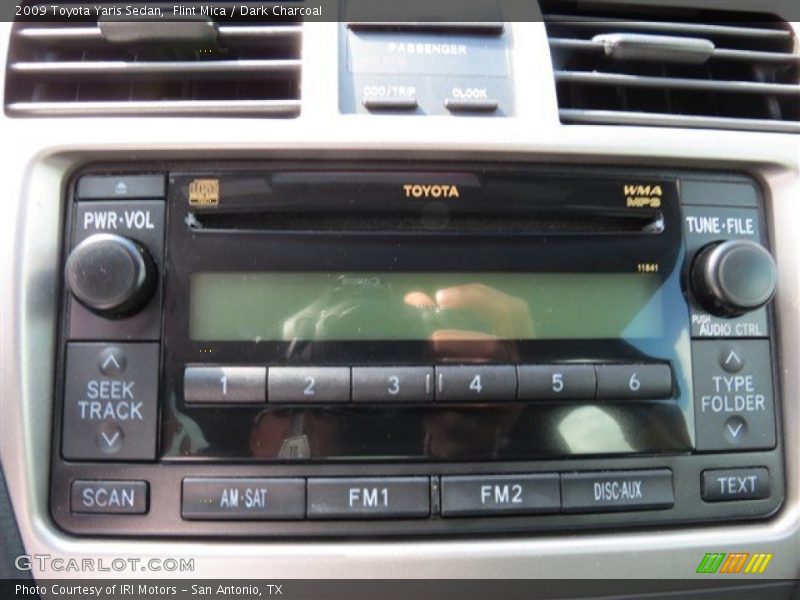 Flint Mica / Dark Charcoal 2009 Toyota Yaris Sedan