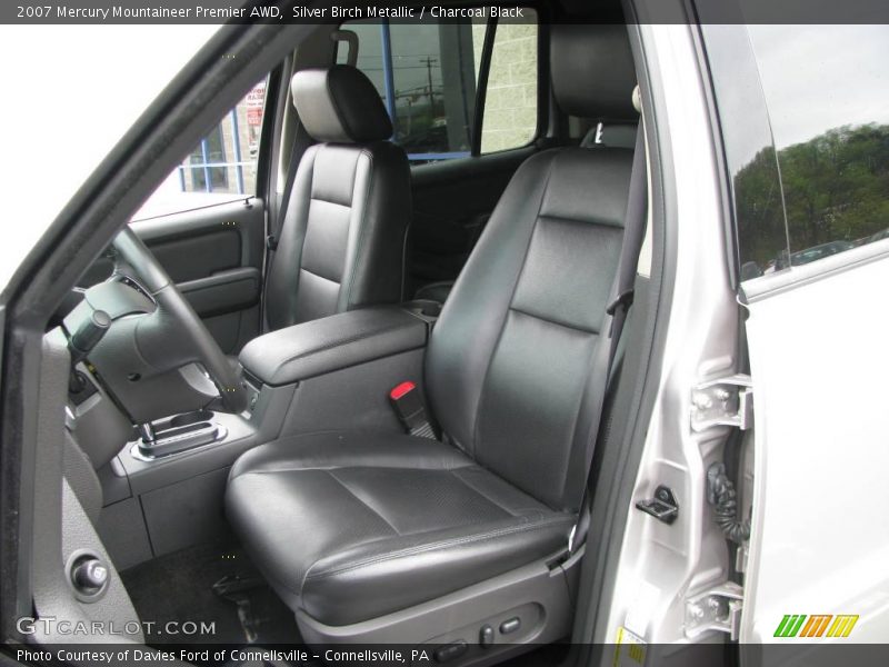 Silver Birch Metallic / Charcoal Black 2007 Mercury Mountaineer Premier AWD
