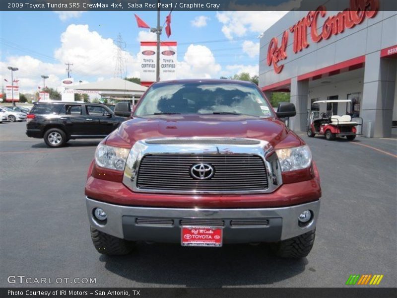 Salsa Red Pearl / Graphite Gray 2009 Toyota Tundra SR5 CrewMax 4x4