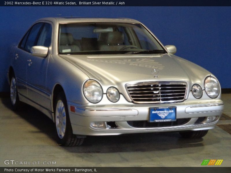 Brilliant Silver Metallic / Ash 2002 Mercedes-Benz E 320 4Matic Sedan