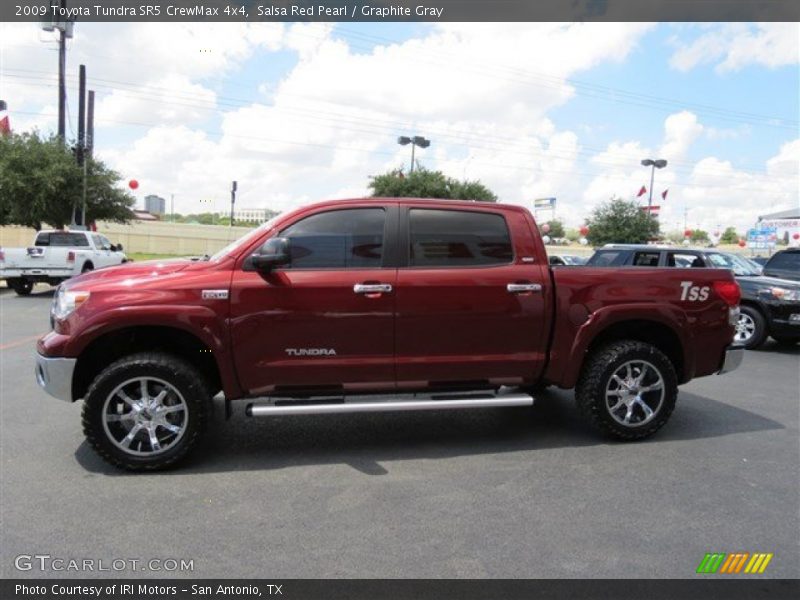 Salsa Red Pearl / Graphite Gray 2009 Toyota Tundra SR5 CrewMax 4x4