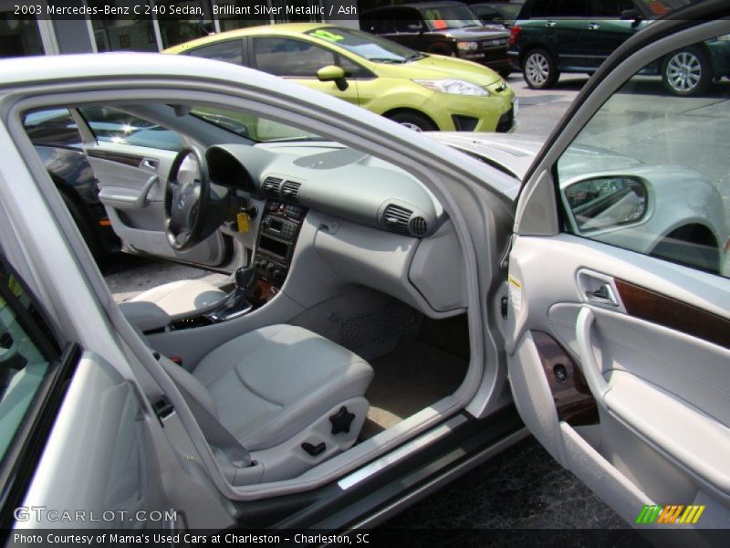 Brilliant Silver Metallic / Ash 2003 Mercedes-Benz C 240 Sedan