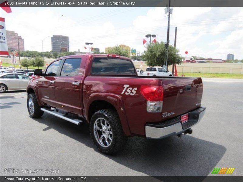 Salsa Red Pearl / Graphite Gray 2009 Toyota Tundra SR5 CrewMax 4x4