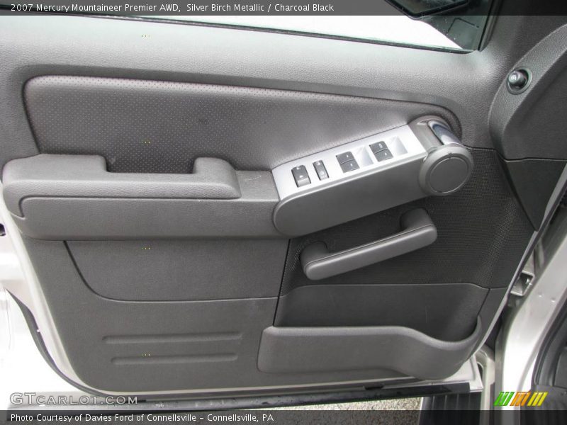 Silver Birch Metallic / Charcoal Black 2007 Mercury Mountaineer Premier AWD