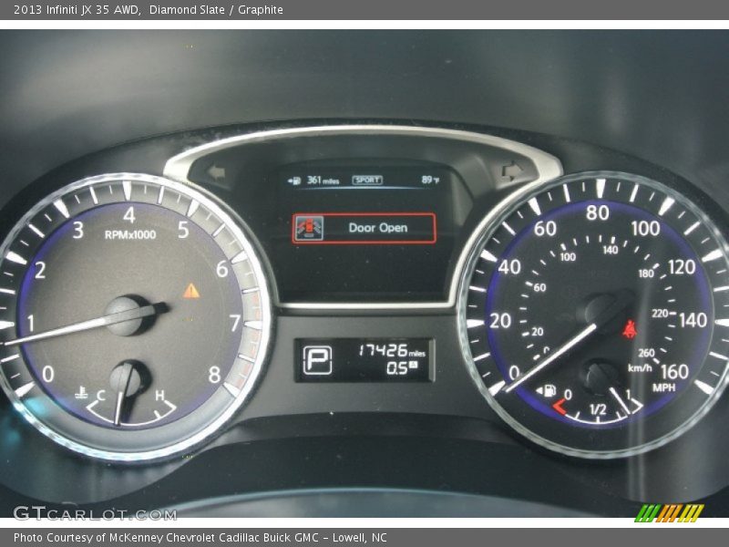 Diamond Slate / Graphite 2013 Infiniti JX 35 AWD