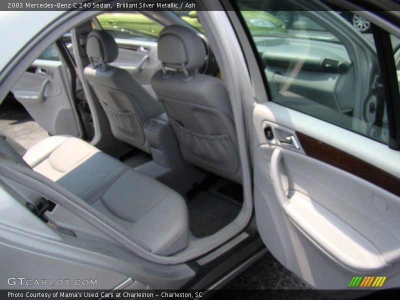 Brilliant Silver Metallic / Ash 2003 Mercedes-Benz C 240 Sedan