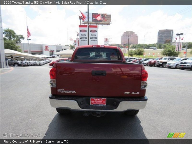 Salsa Red Pearl / Graphite Gray 2009 Toyota Tundra SR5 CrewMax 4x4