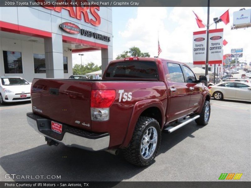 Salsa Red Pearl / Graphite Gray 2009 Toyota Tundra SR5 CrewMax 4x4