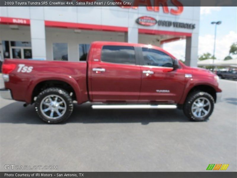 Salsa Red Pearl / Graphite Gray 2009 Toyota Tundra SR5 CrewMax 4x4