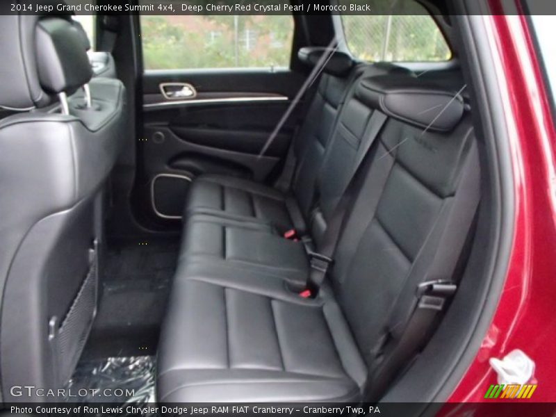 Rear Seat of 2014 Grand Cherokee Summit 4x4