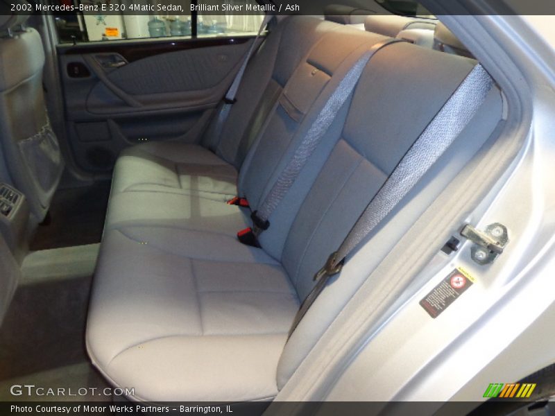 Brilliant Silver Metallic / Ash 2002 Mercedes-Benz E 320 4Matic Sedan