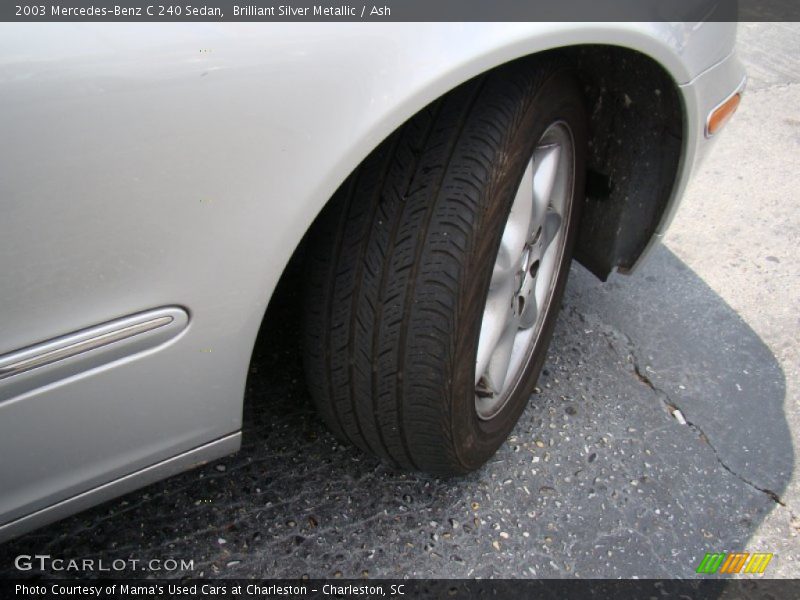 Brilliant Silver Metallic / Ash 2003 Mercedes-Benz C 240 Sedan