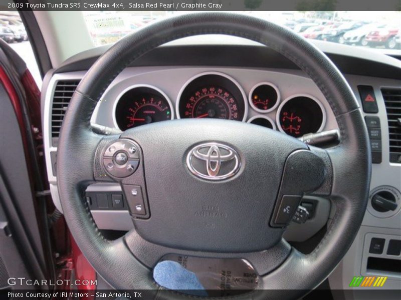 Salsa Red Pearl / Graphite Gray 2009 Toyota Tundra SR5 CrewMax 4x4