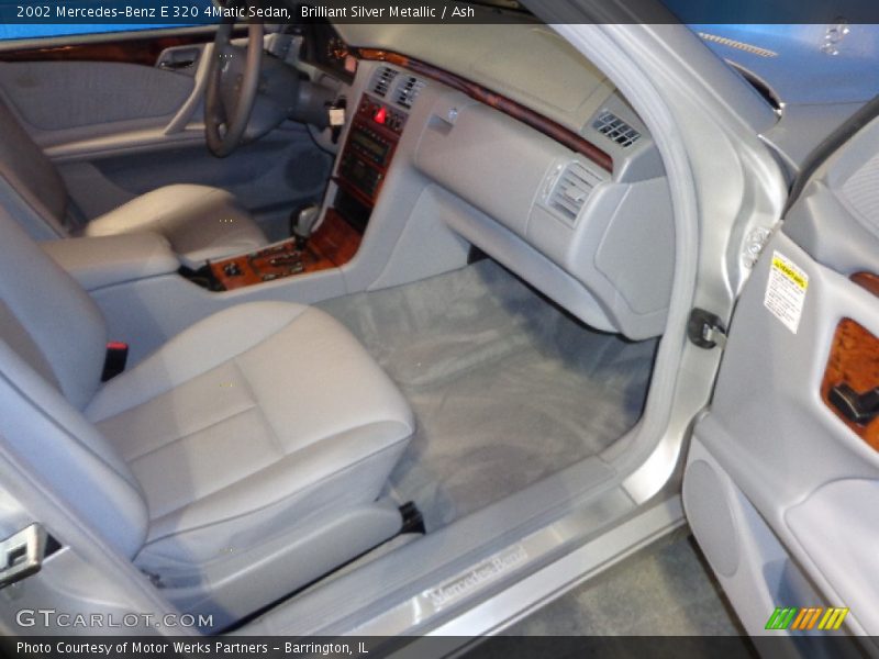 Brilliant Silver Metallic / Ash 2002 Mercedes-Benz E 320 4Matic Sedan
