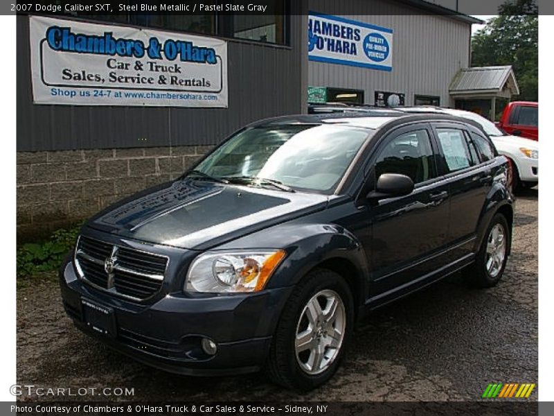 Steel Blue Metallic / Pastel Slate Gray 2007 Dodge Caliber SXT