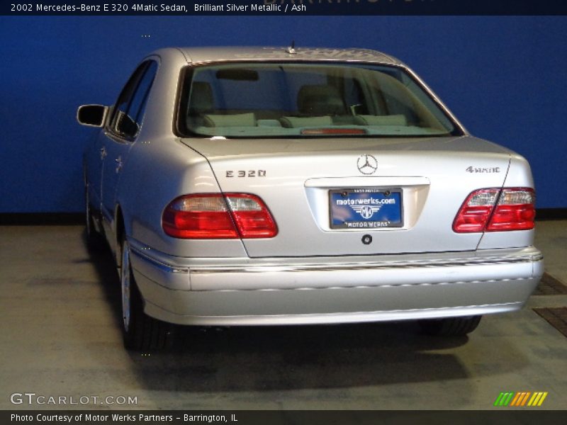 Brilliant Silver Metallic / Ash 2002 Mercedes-Benz E 320 4Matic Sedan