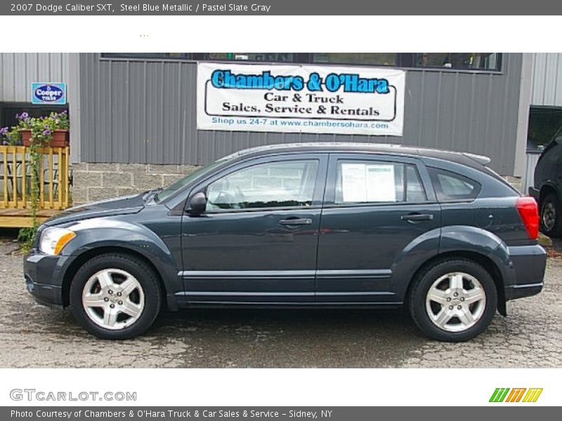 Steel Blue Metallic / Pastel Slate Gray 2007 Dodge Caliber SXT