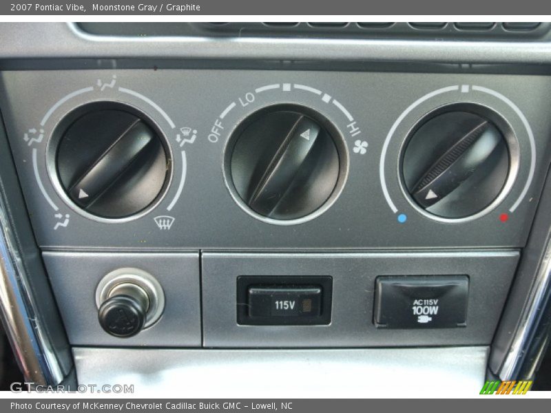 Moonstone Gray / Graphite 2007 Pontiac Vibe