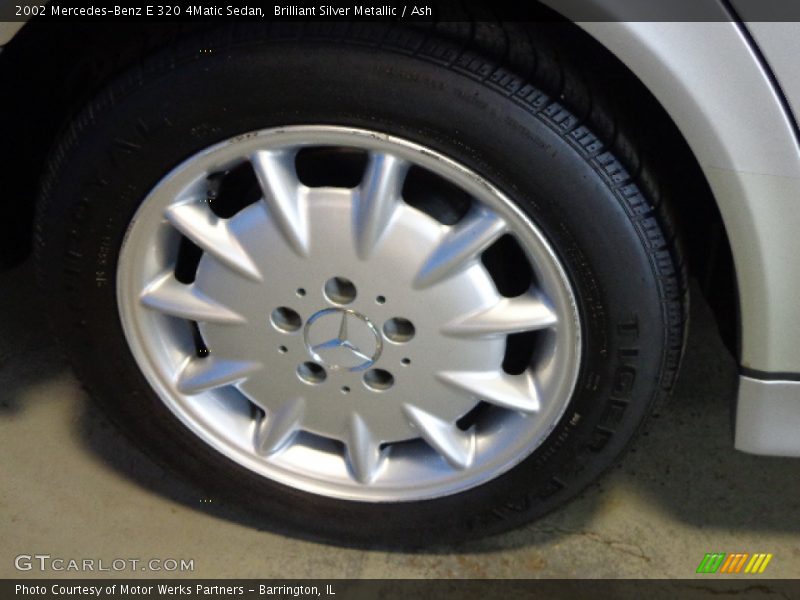 Brilliant Silver Metallic / Ash 2002 Mercedes-Benz E 320 4Matic Sedan