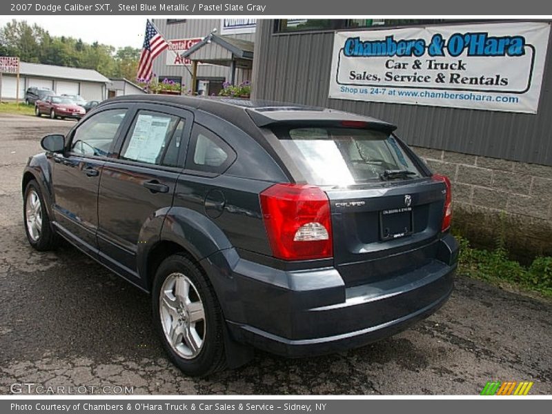 Steel Blue Metallic / Pastel Slate Gray 2007 Dodge Caliber SXT
