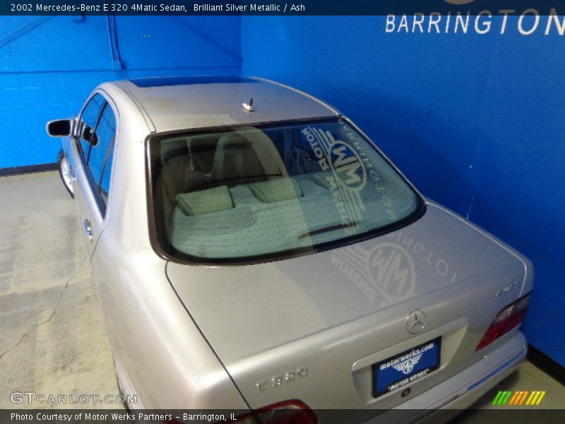 Brilliant Silver Metallic / Ash 2002 Mercedes-Benz E 320 4Matic Sedan
