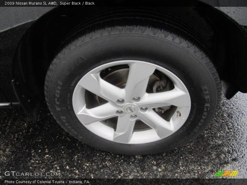 Super Black / Black 2009 Nissan Murano SL AWD