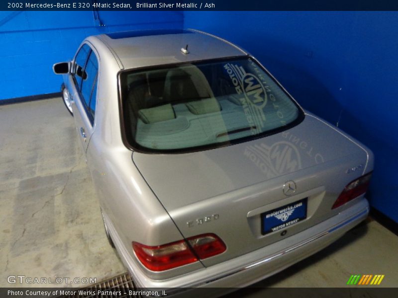 Brilliant Silver Metallic / Ash 2002 Mercedes-Benz E 320 4Matic Sedan