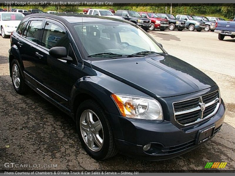 Steel Blue Metallic / Pastel Slate Gray 2007 Dodge Caliber SXT