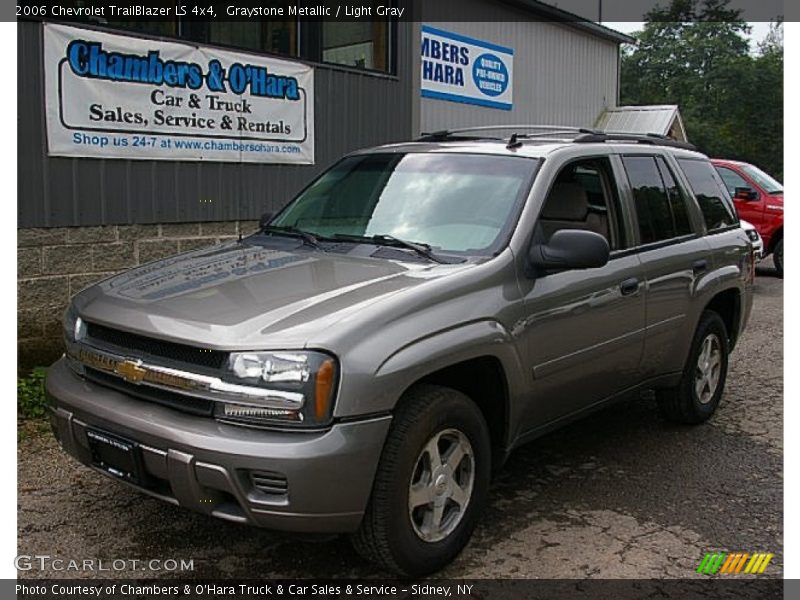 Graystone Metallic / Light Gray 2006 Chevrolet TrailBlazer LS 4x4