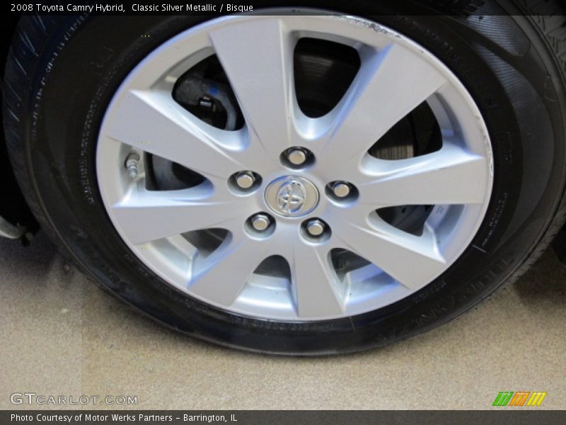 Classic Silver Metallic / Bisque 2008 Toyota Camry Hybrid