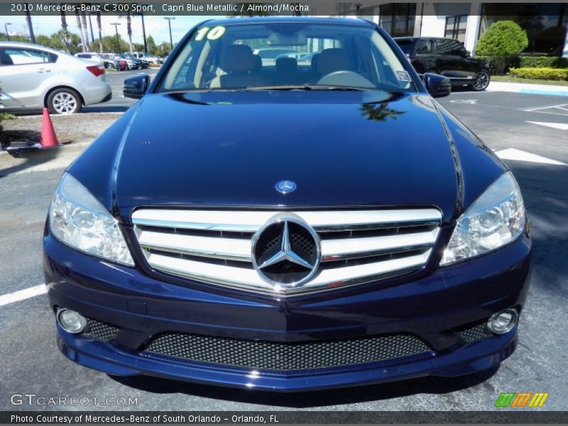 Capri Blue Metallic / Almond/Mocha 2010 Mercedes-Benz C 300 Sport