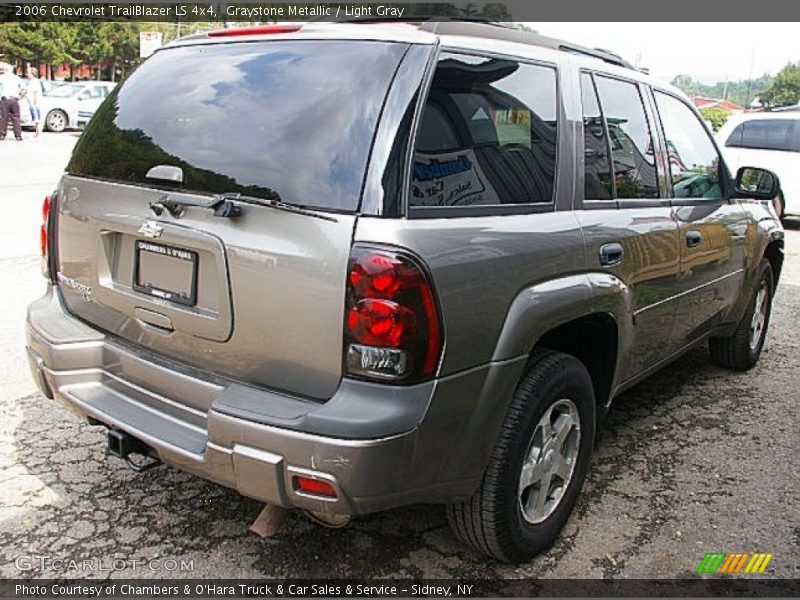 Graystone Metallic / Light Gray 2006 Chevrolet TrailBlazer LS 4x4