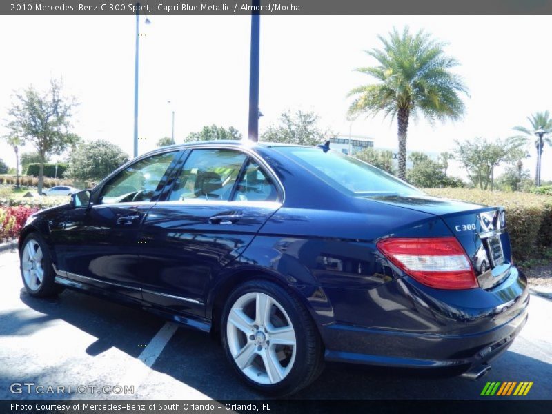 Capri Blue Metallic / Almond/Mocha 2010 Mercedes-Benz C 300 Sport